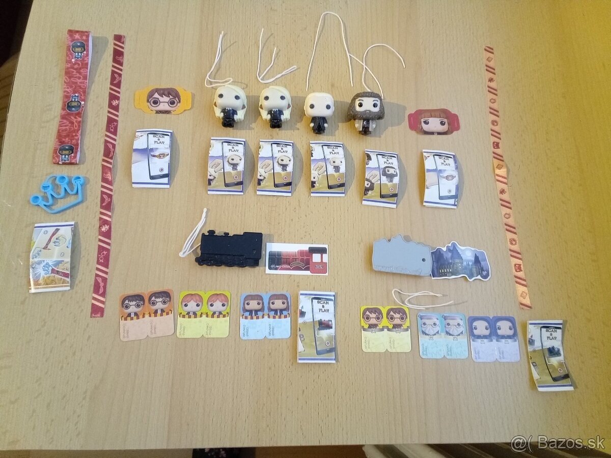 Harry Potter kinder z 1. a 2. série a Funko
