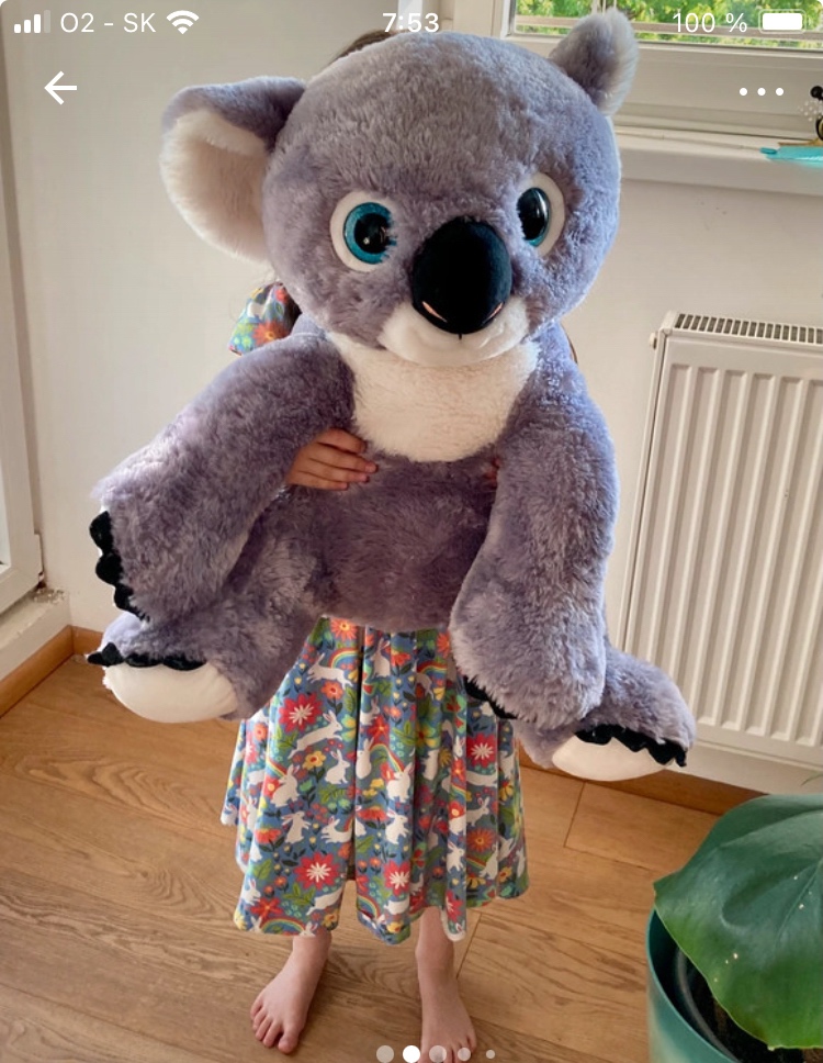 Maxi plysova koala Dracik