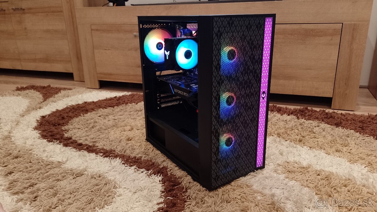 HERNÝ PC R-5 /RTX 4060 ASUS 8G – NOVÝ STAV, TOP CENA