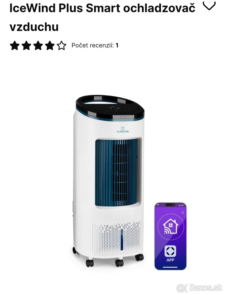 Klarstein IceWind Plus Smart ochladzovač vzduchu