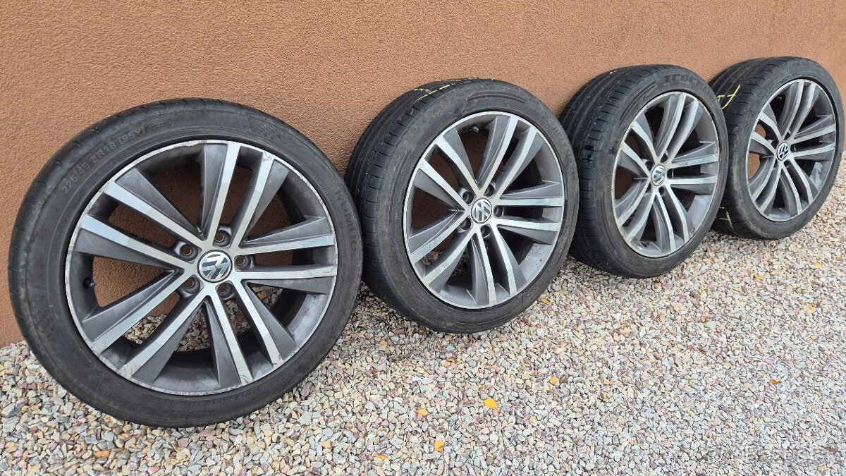 Predam kolesa Volkswagen 5x112 r18 +letné pneumatiky