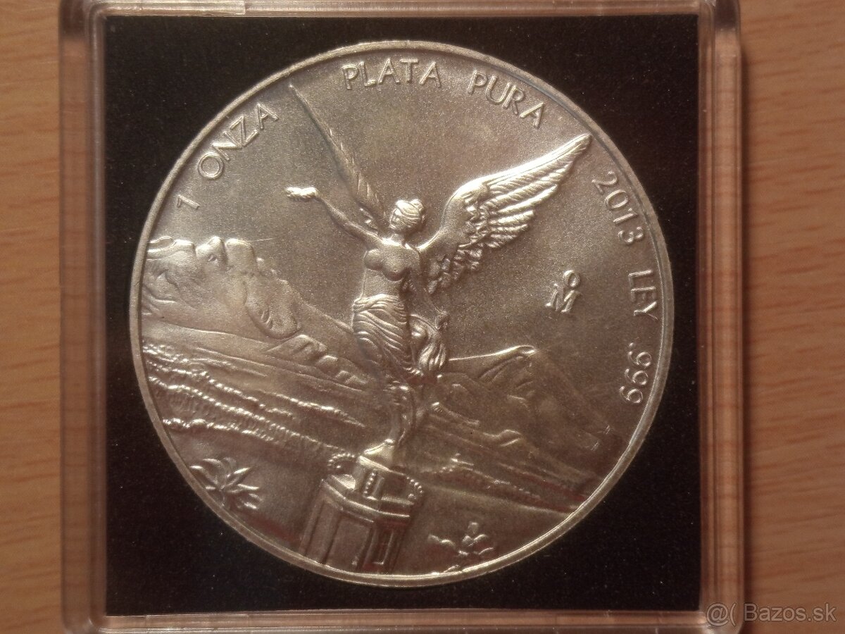 Libertad Mexico 2013 – Investičné striebro