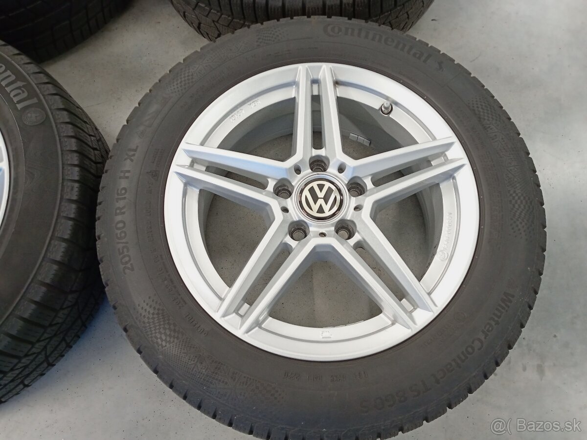 Predam zimne ALU 5x112 R16 6,5J ET44 VOLKSWAGEN TOURAN
