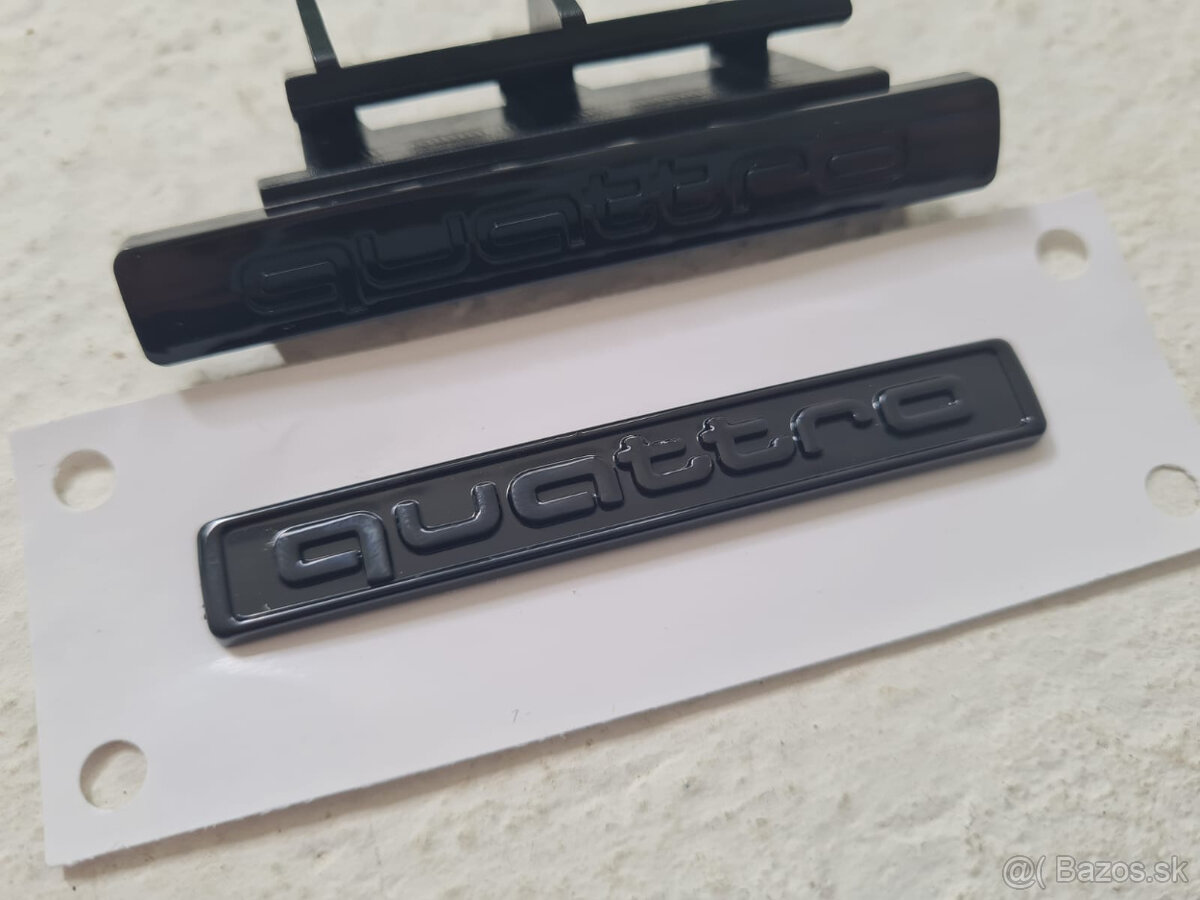 QUATTRO menší nápis do masky v rôznych farbách