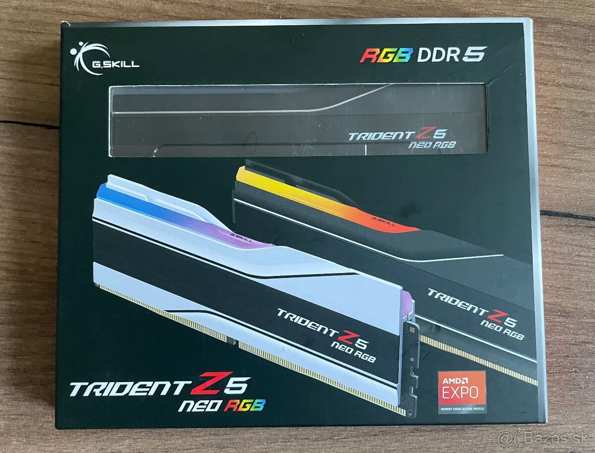 RAM súpravu: G.SKILL Trident Z5 Neo RGB DDR5-6000 (2×16 GB)