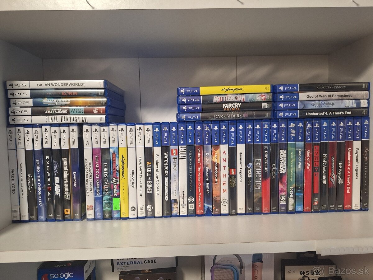 Playstation 4,5 Hry Bazár u Milusky