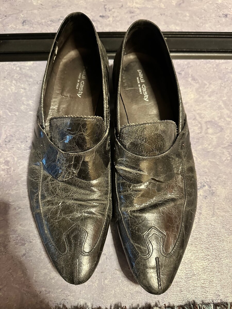 Pánske spoločenské kožené topánky