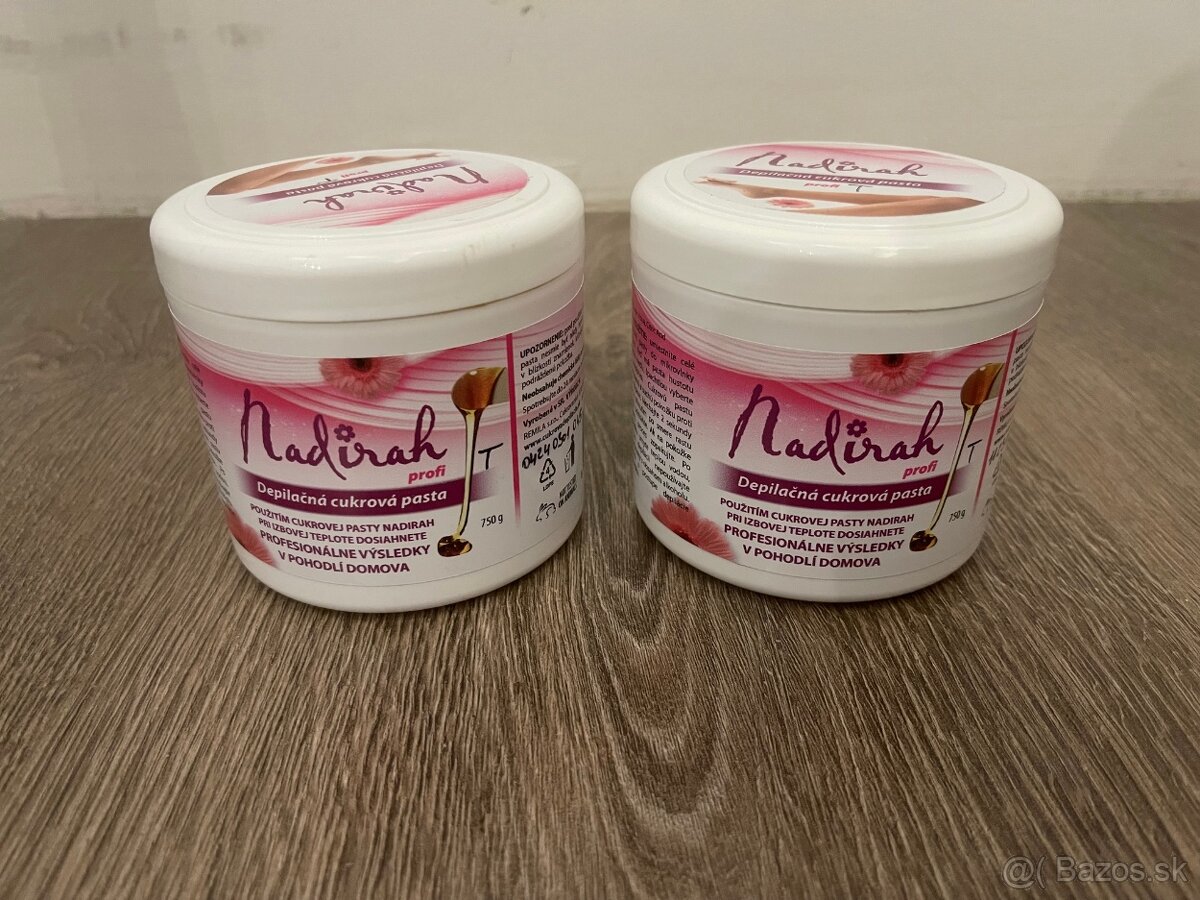 Cukrova pasta na depiláciu NADIRAH profi