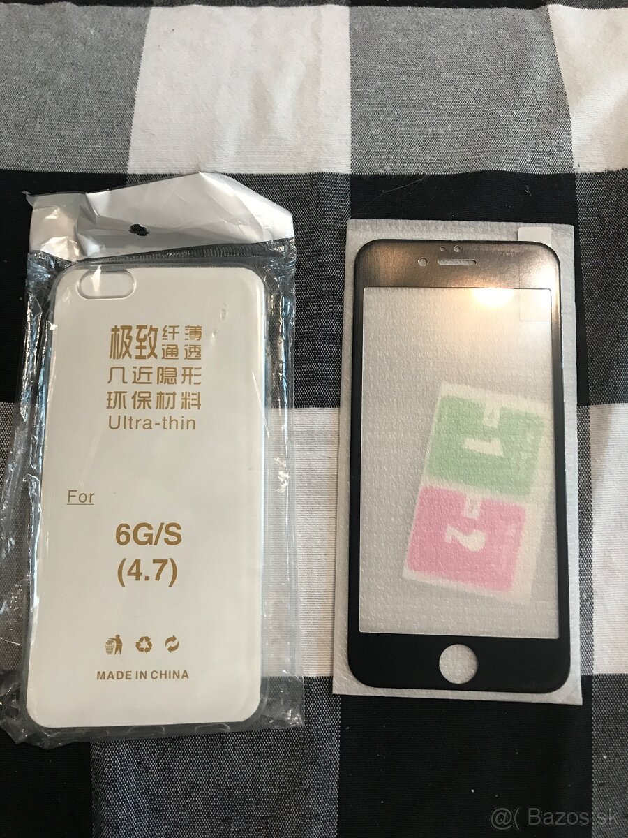 Obal a ochrannd sklo Iphone 6S