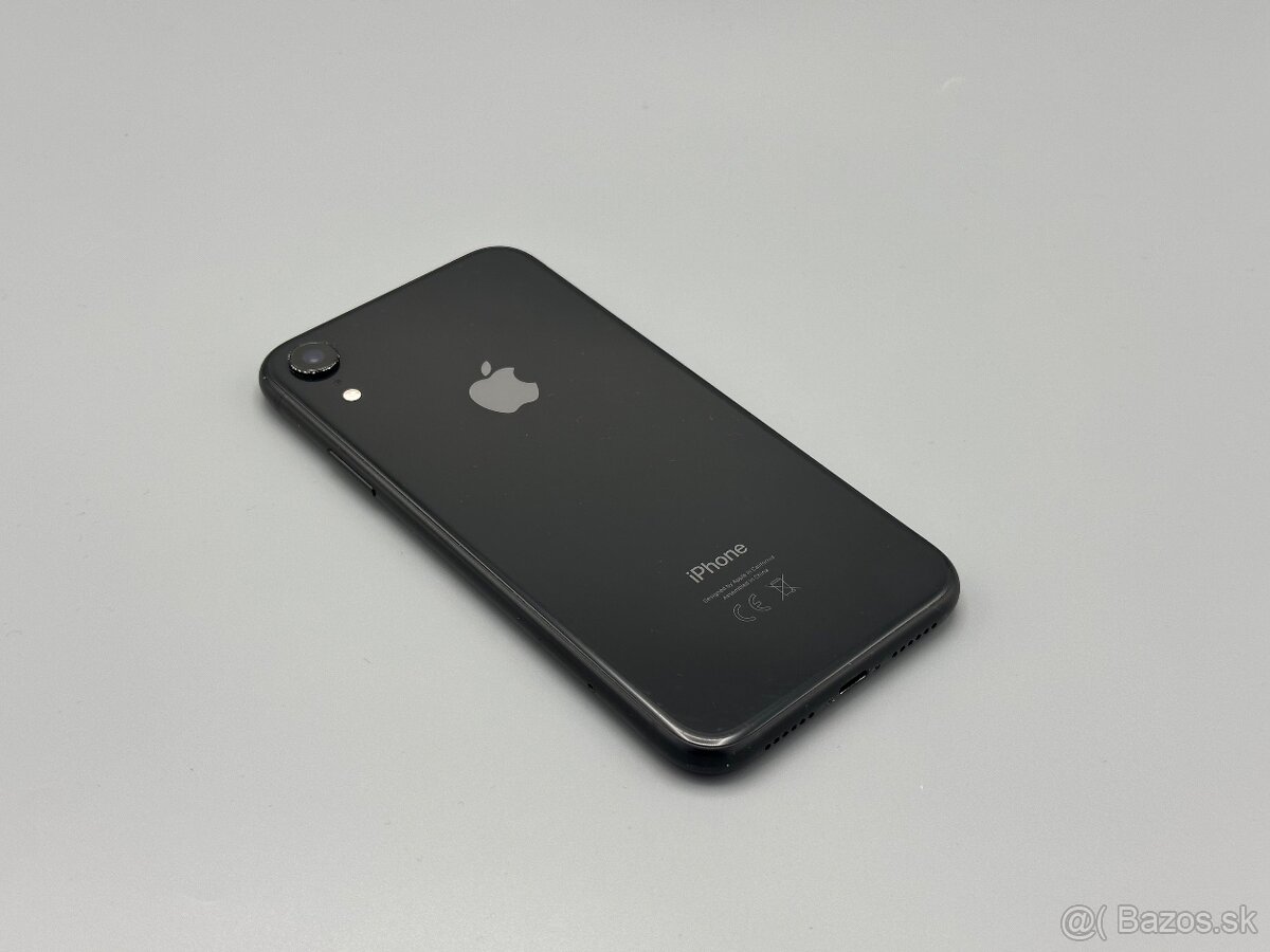 Apple iPhone XR 64GB Black 100% Zdravie Batérie Používaný