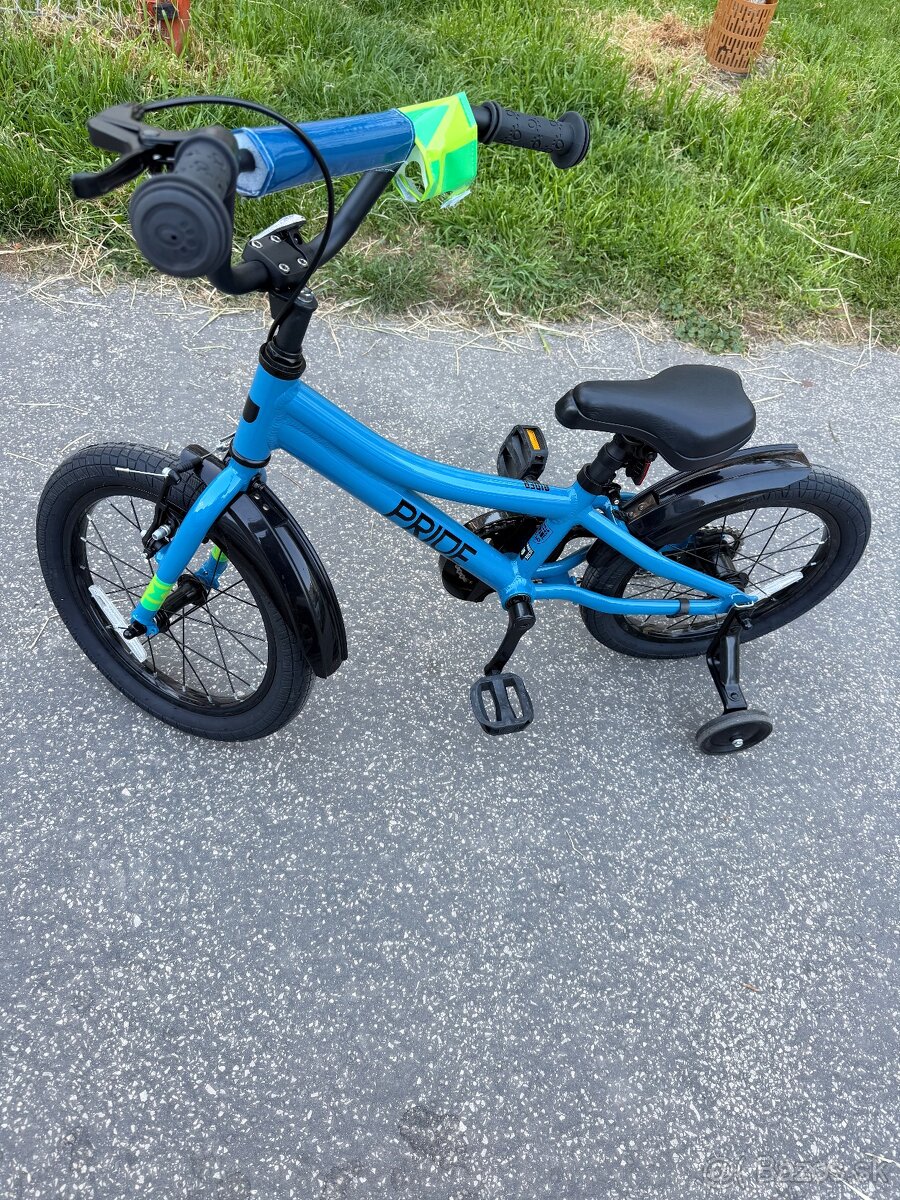 Detsky bicykel Pride Flash 16 iba vyskušany