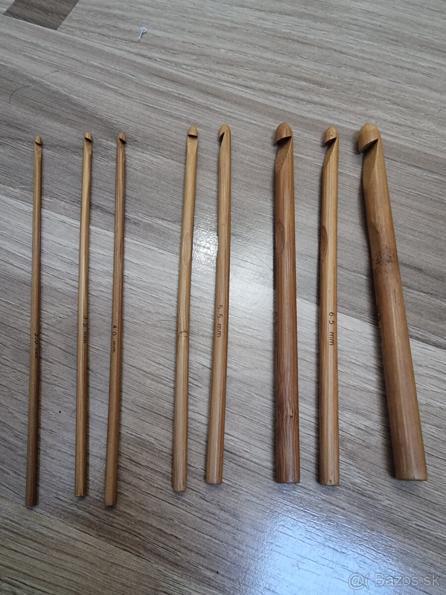 Bambusové háčiky 8ks
