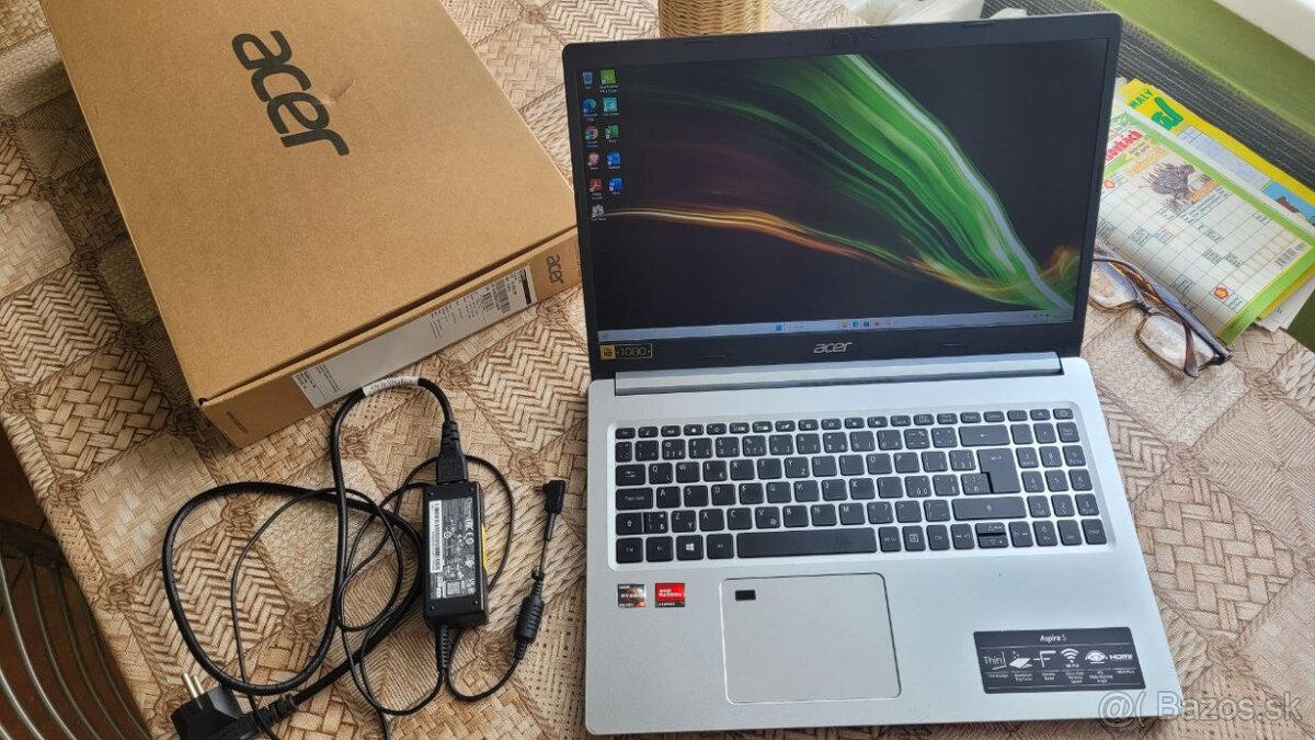 Acer, 15" IPS, 6-jadro, Vega 7, 16gb, ssd, zlava -57%