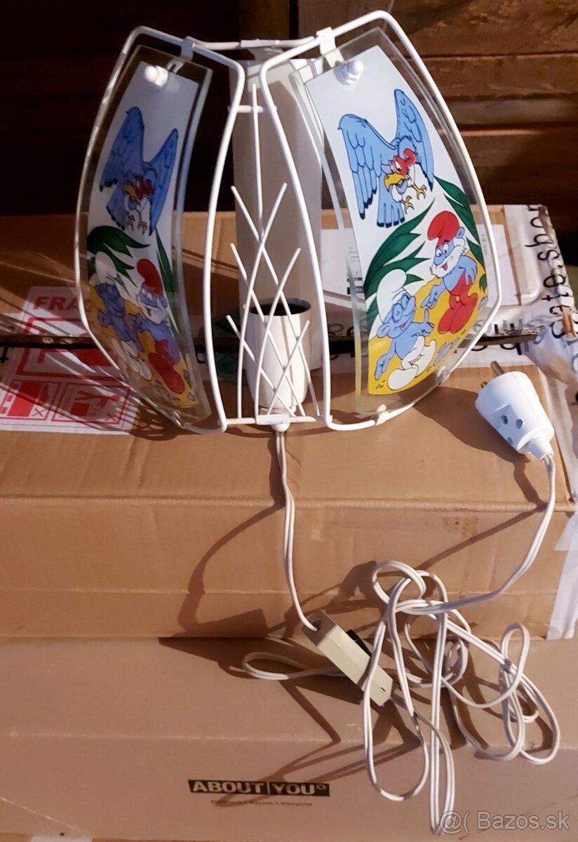 Predám sklenenú lampu