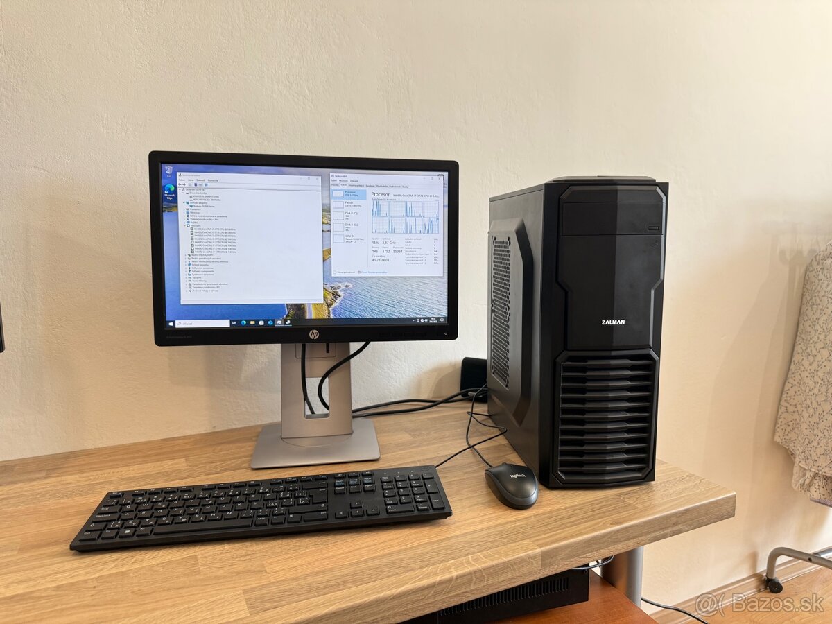 Herná pc zostava rx 580, i7, ssd, Win 10