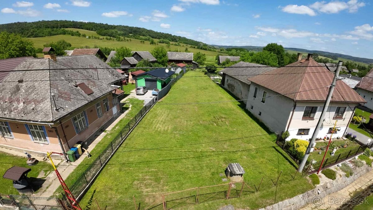 Stavebný pozemok na predaj v strede obce Nemcove