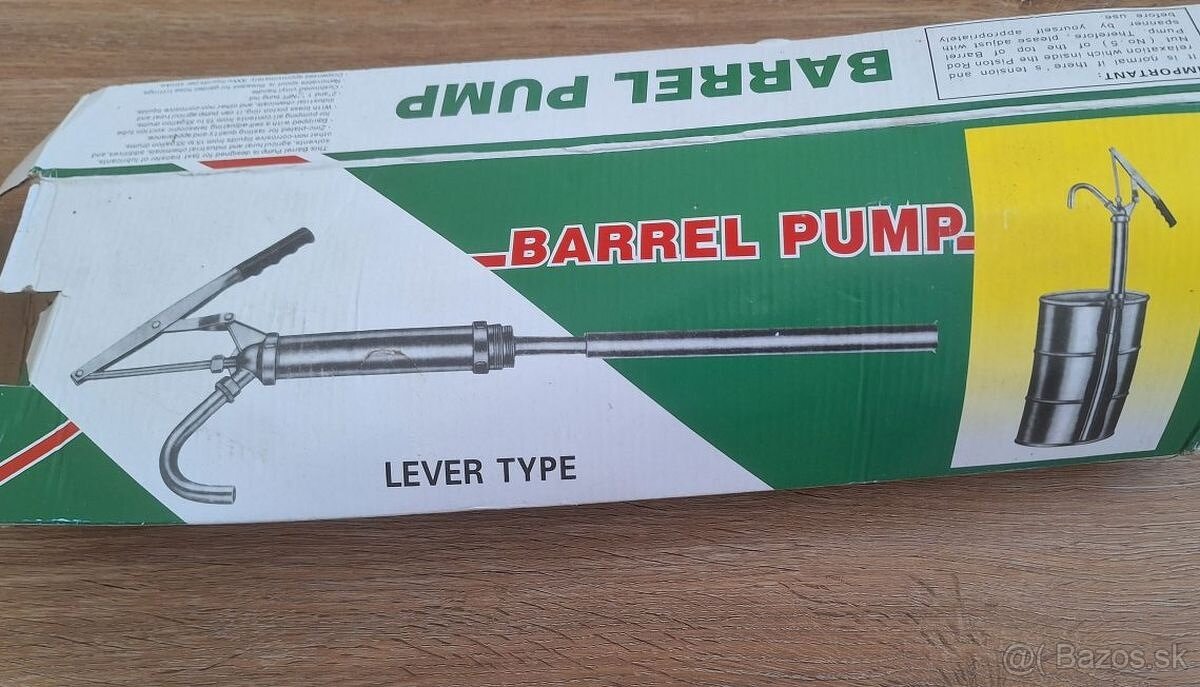 Ručné sudové čerpadlo pumpa