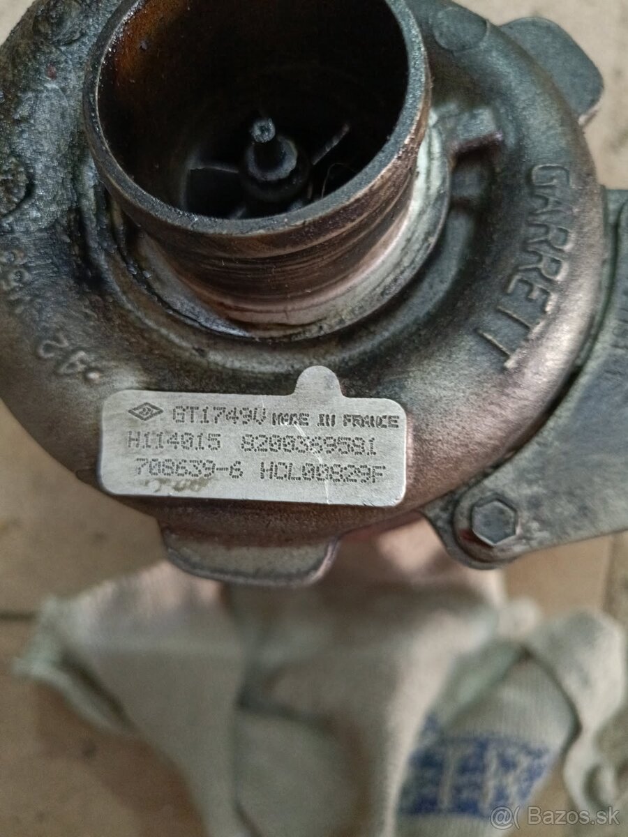 Kúpim turbo na Renault Megane 1.9dci