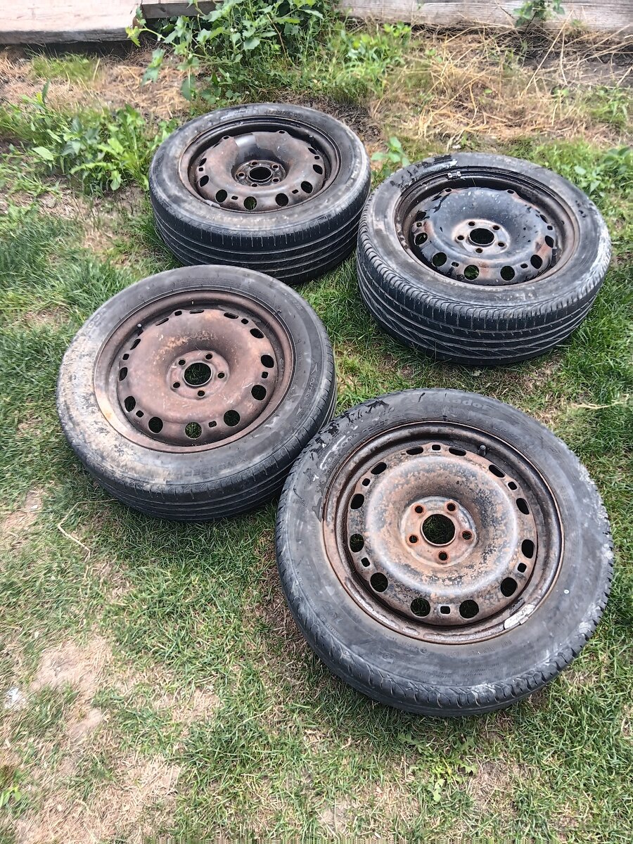 Plechové disky 15 na Škoda fabia 2