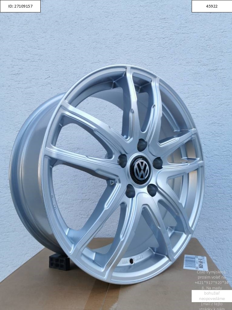 Proline 7,5x18 ET45 5X120 Silber Vw T5,T6 1243