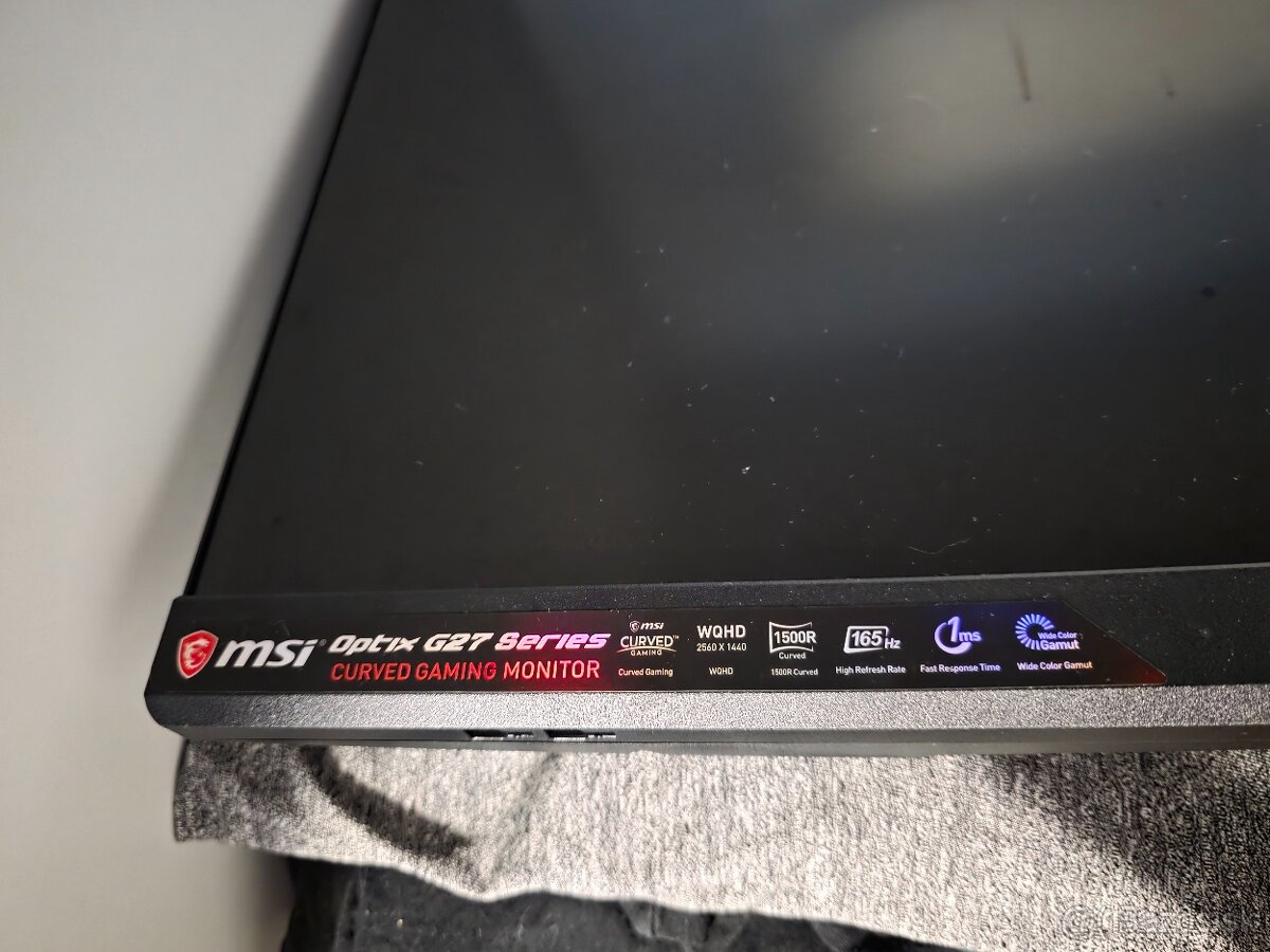Optix G27 Curved, 165hz 2k monitor