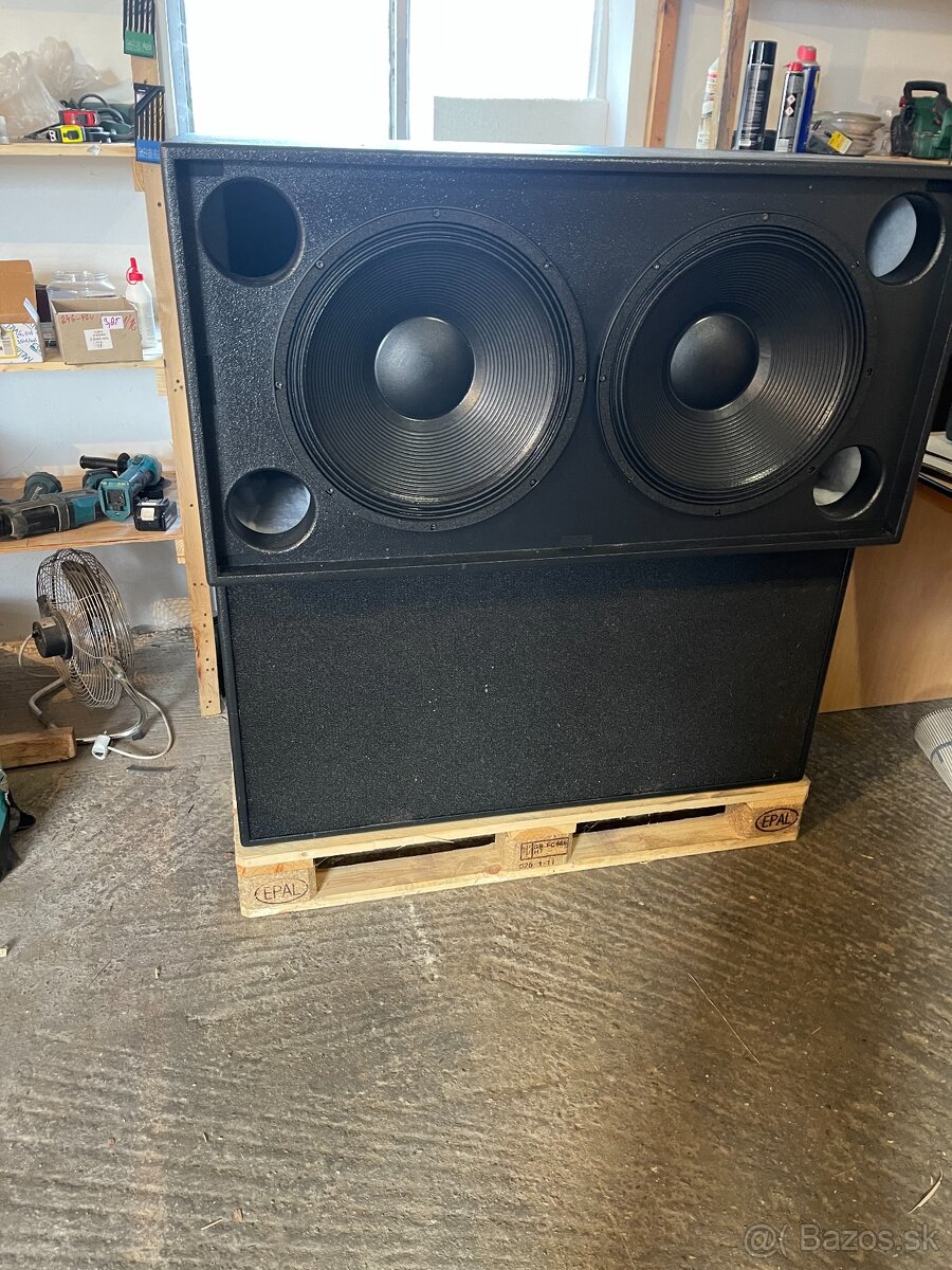 Predám duálny 18"  subwooferov