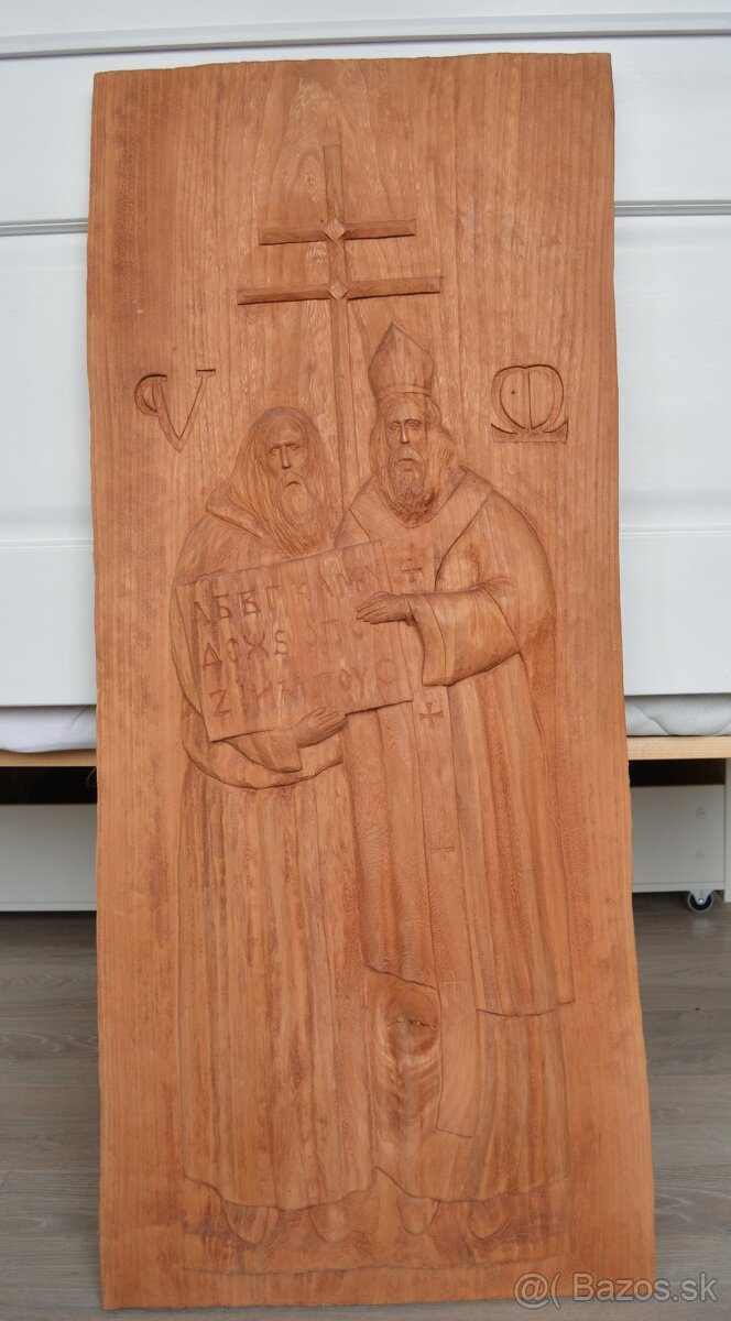 Drevorezba - Sv. Cyril a Metod - Grega