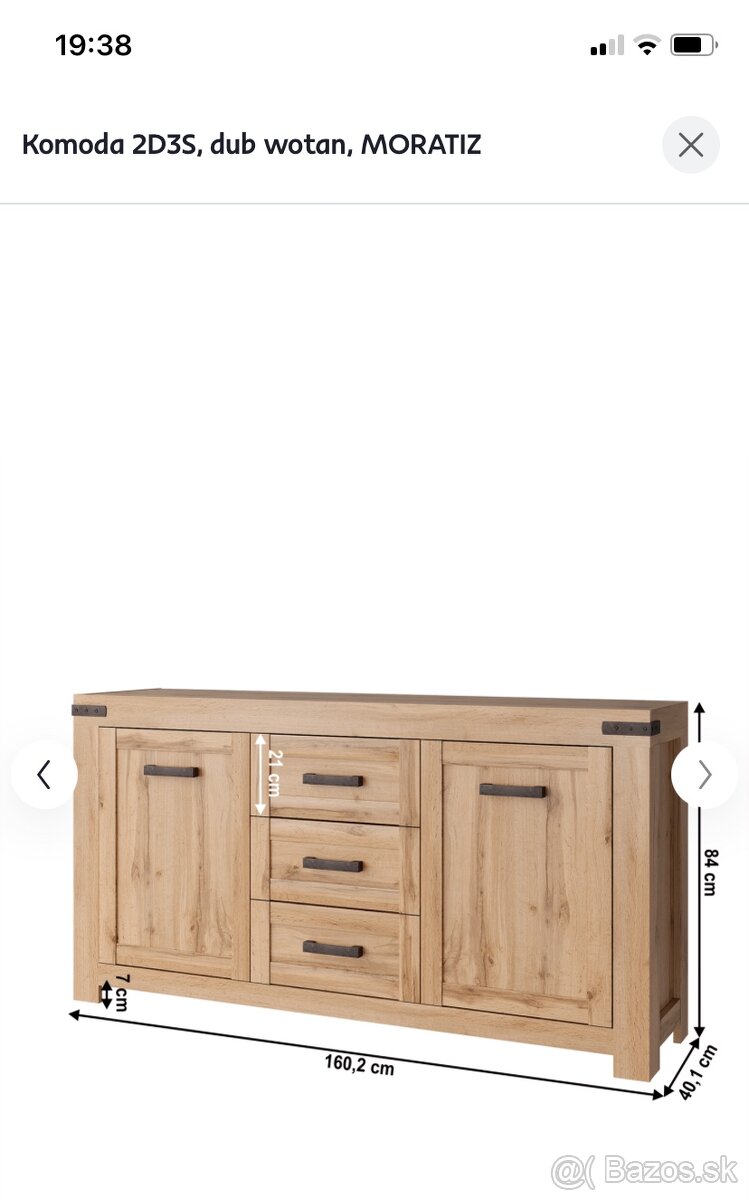 Predam kondels komodu 150. €