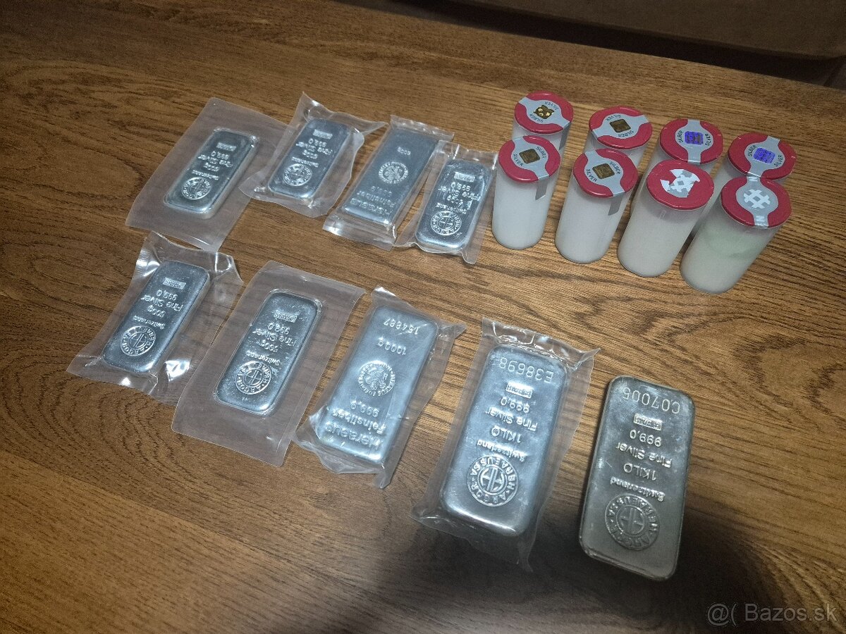 Predám investičné striebro