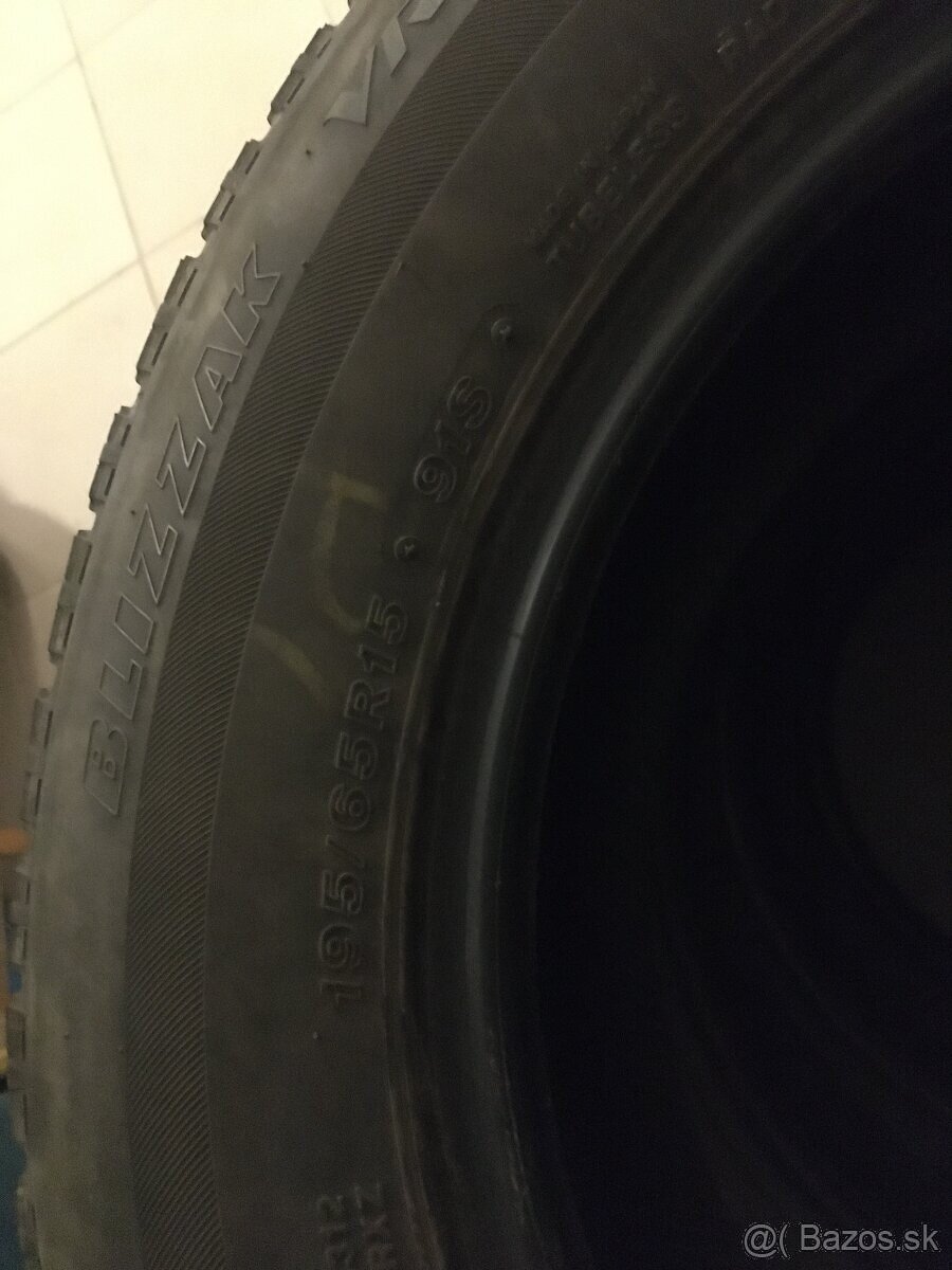 Zimné pneumatiky 195/65R15 Bridgestone