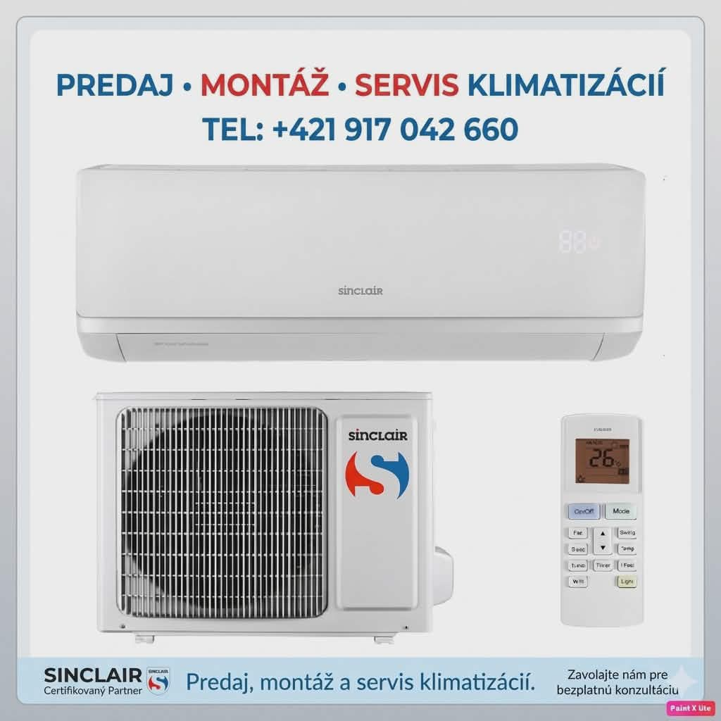 Predaj, montáž a servis klimatizácií