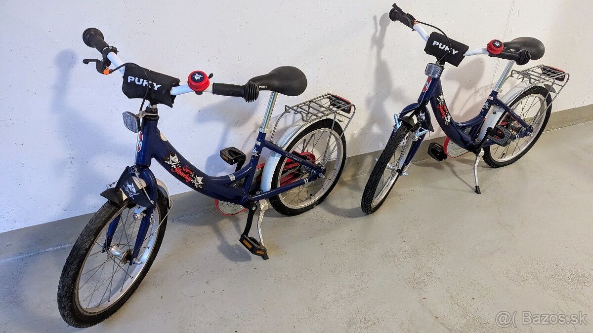 Puky 18 Zoll dva rovnaké bicykle