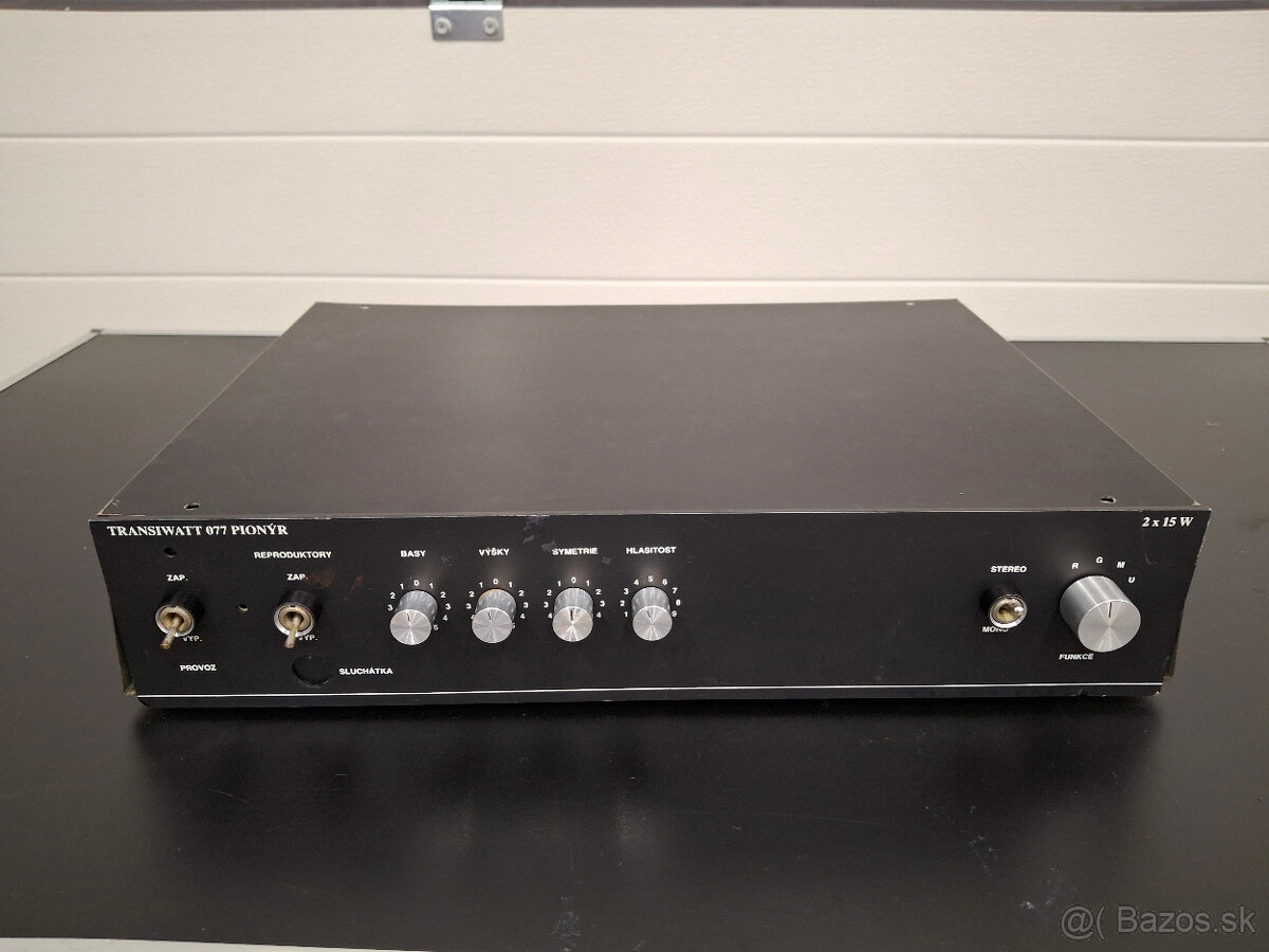 Predám zosilňovač TRANSIWATT 077 PIONÝR