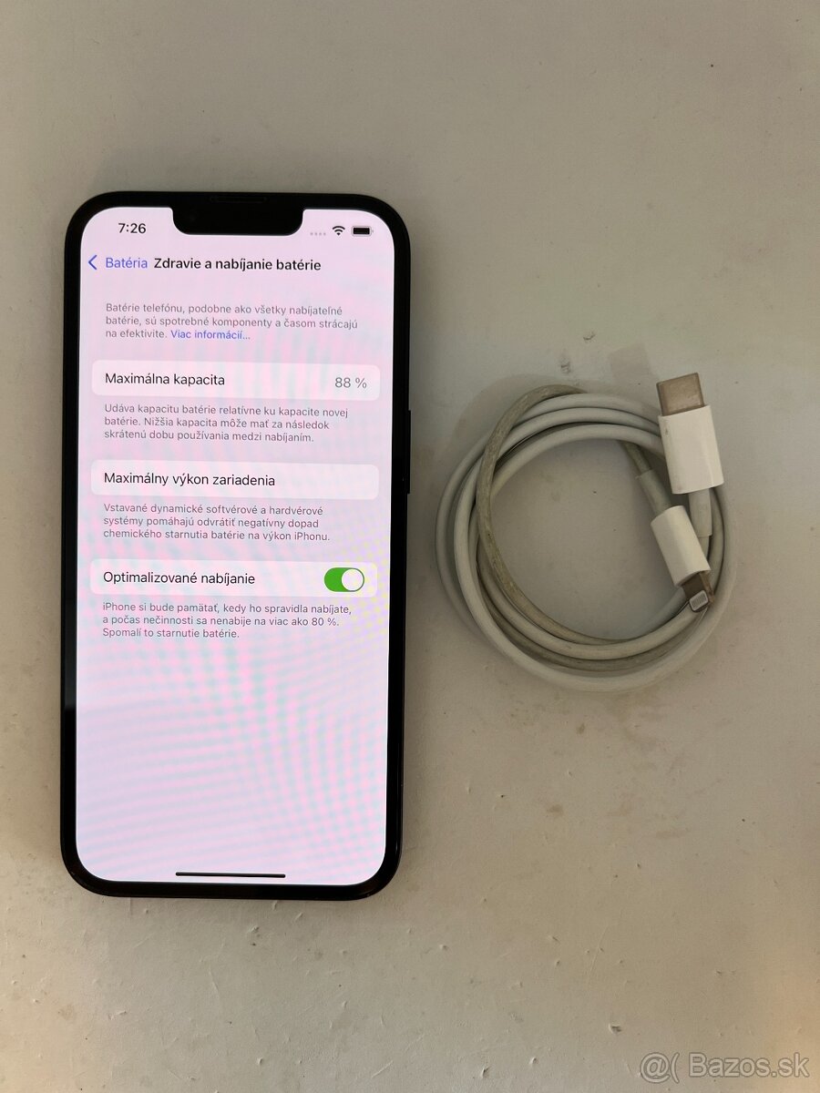IPHONE 14 MIDNIGHT 128GB ZÁRUKA - VEĽMI PEKNÝ STAV