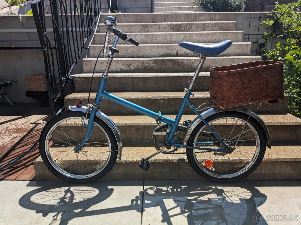 Predám bicykel Compagnolo skladačka(nové brzdy,reťaz,pneumat