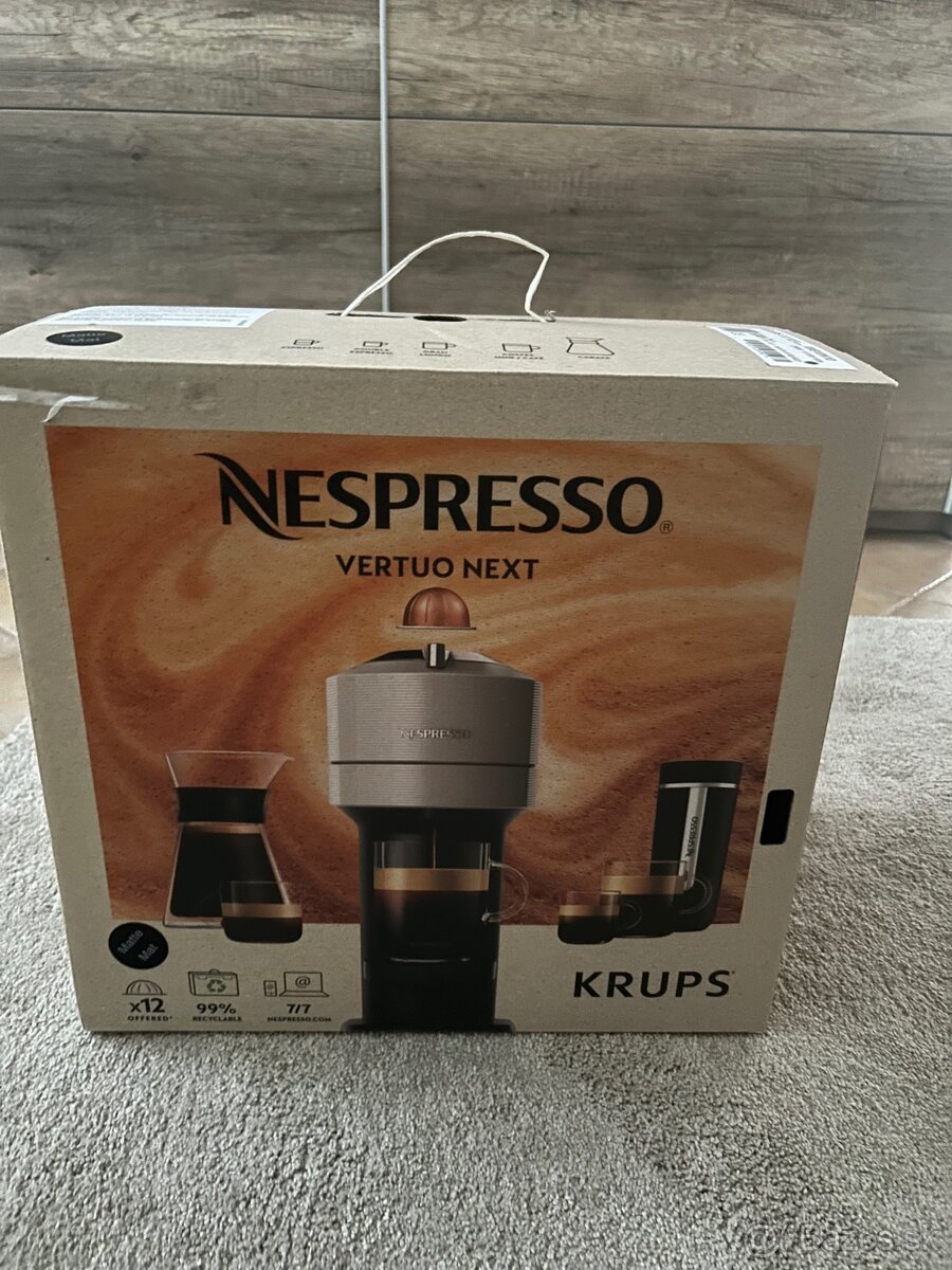 NESPRESSO VERTUO NEXT OD DE´LONGHI, MATT BLACK
