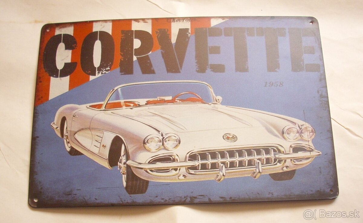 Retro tabulka corvette