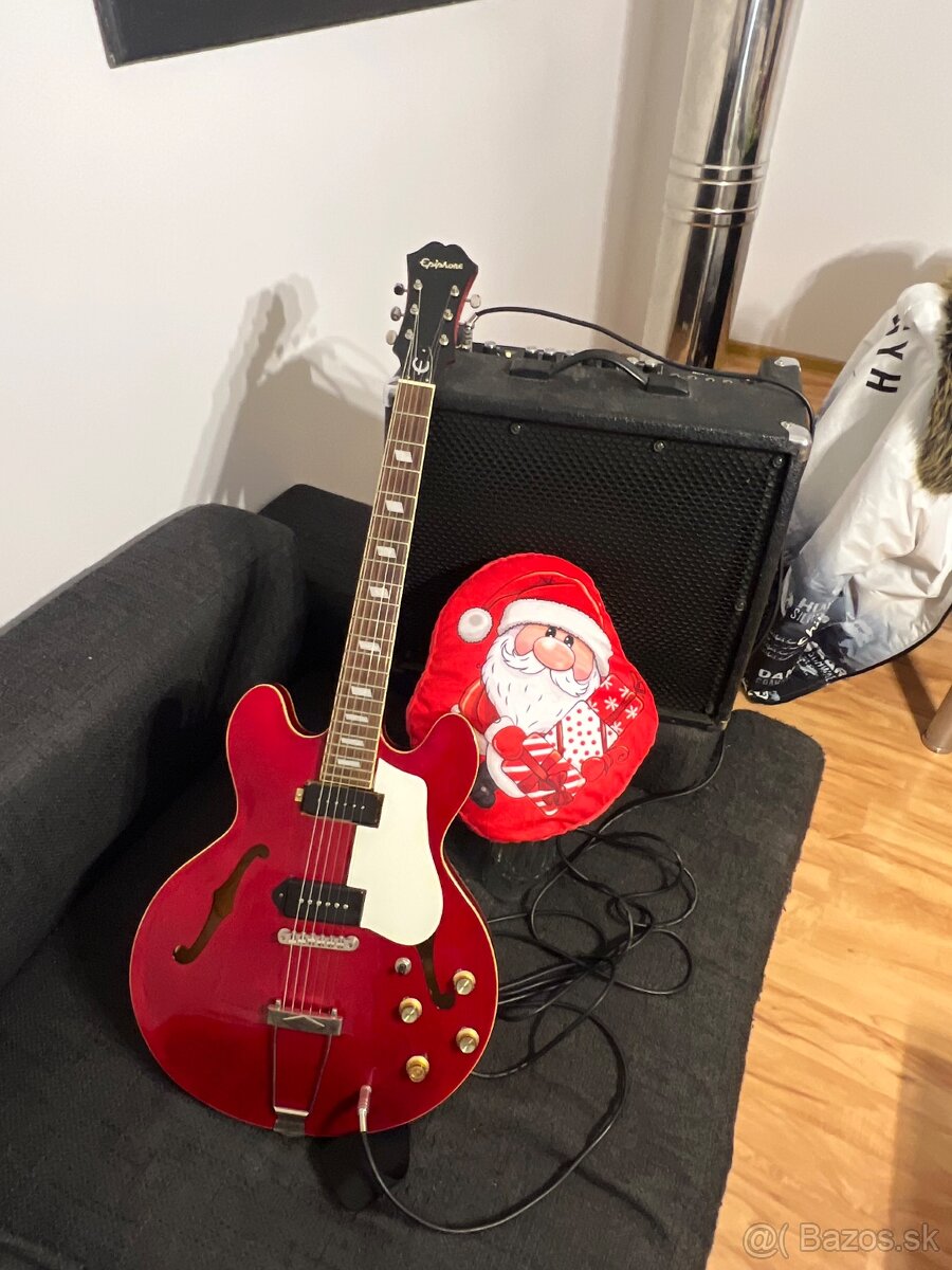 🎸 Na predaj: Epiphone Casino (semi-hollow) + príslušenstvo