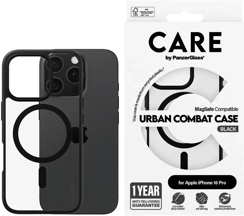 kryt Apple iPhone 16 Pro PanzerGlass CARE magsafe urban