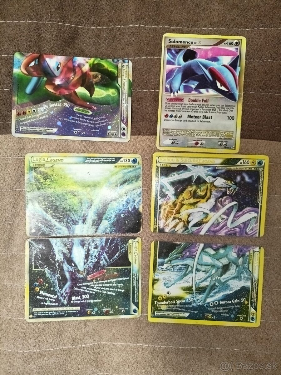 Staré a vzácne pokémon karty