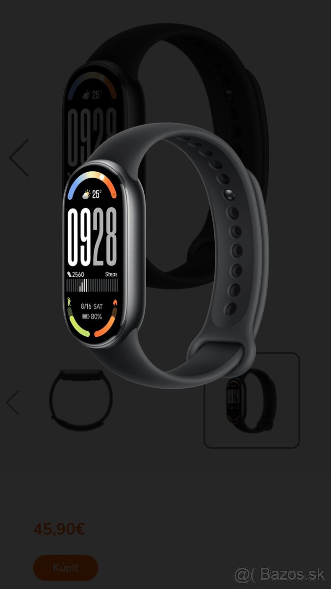 Xiaomi Smart Band 10, čierne