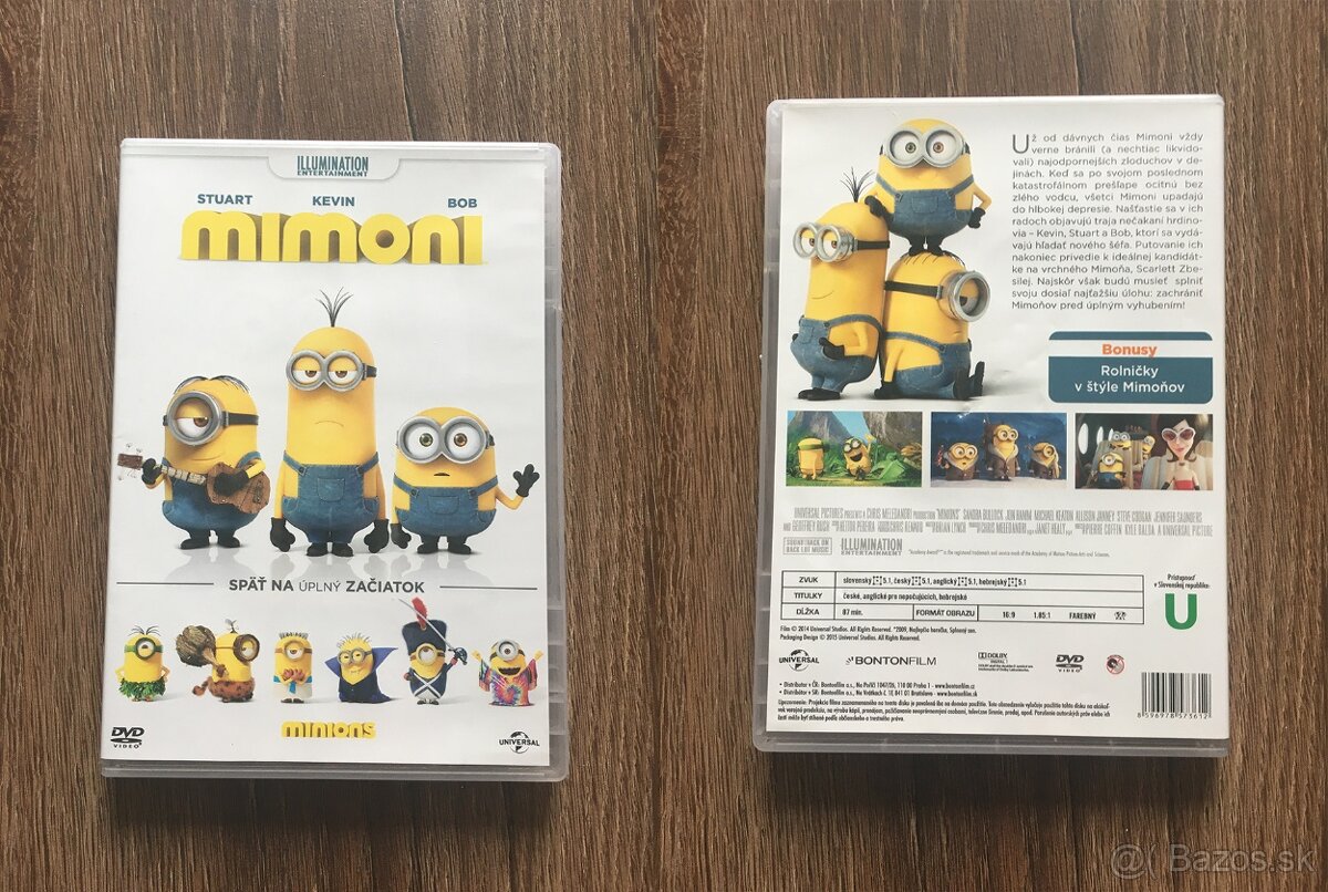 Predám filmy a detské filmy na DVD