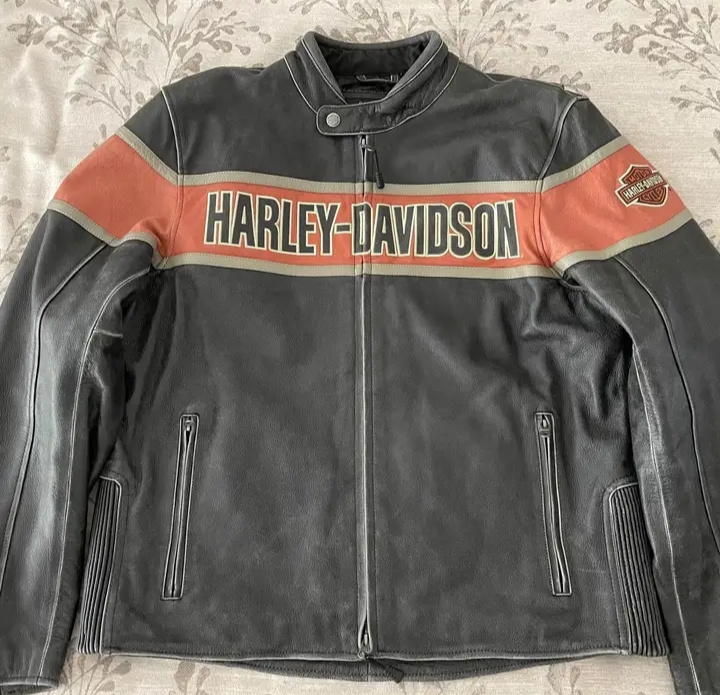Harley-Davidson - kožená moto bunda – velikost XL