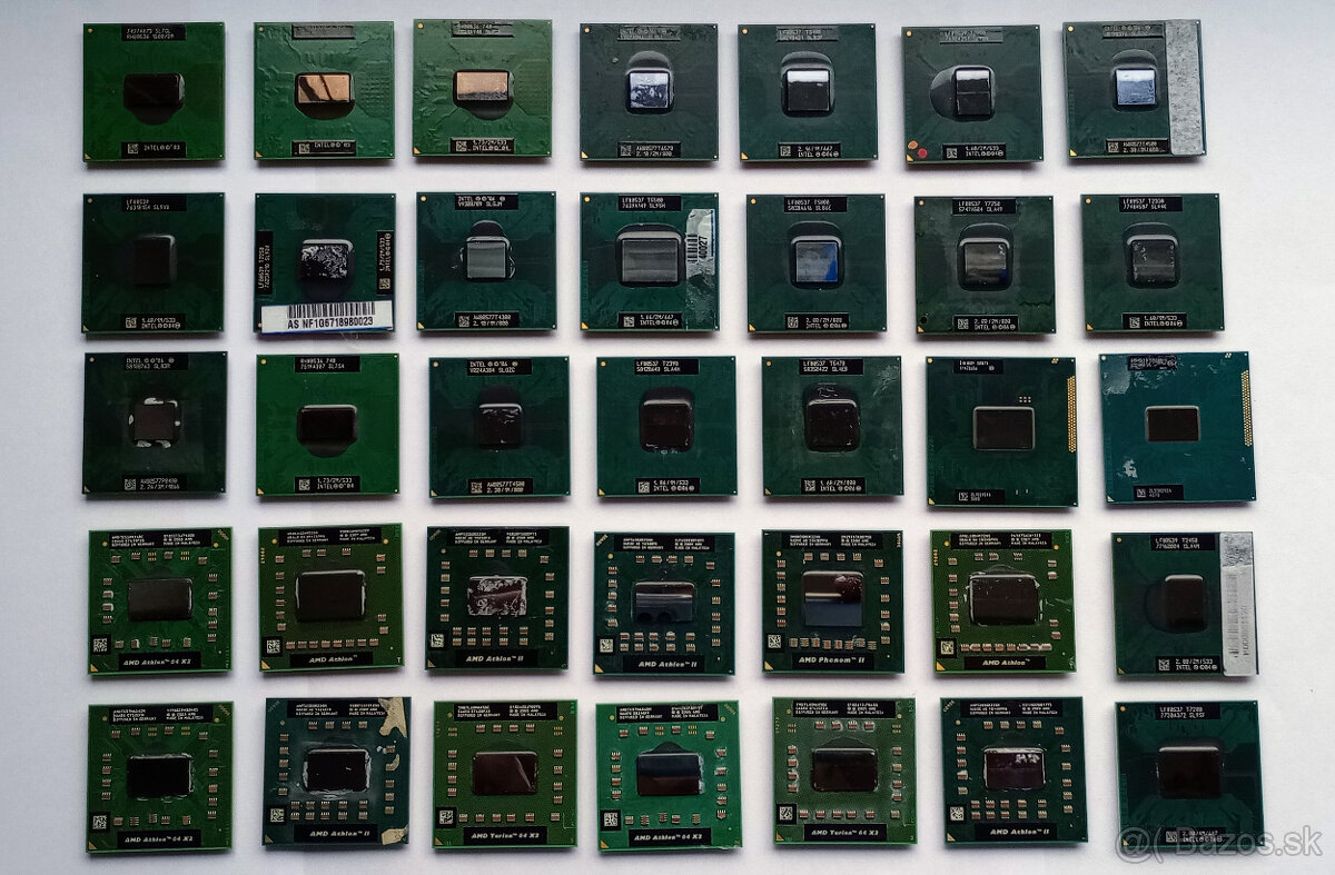 Staršie notebookové procesory