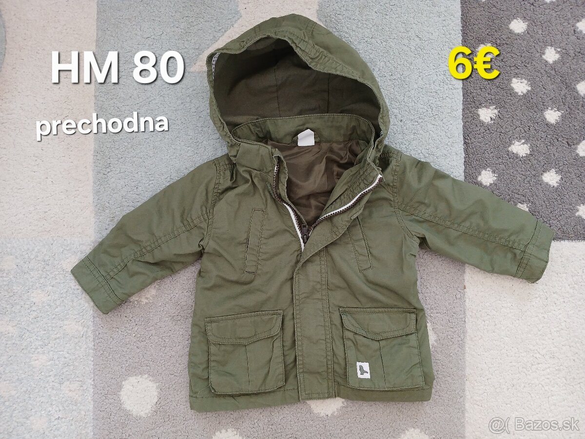 Chlapcenska prechodna bunda 80