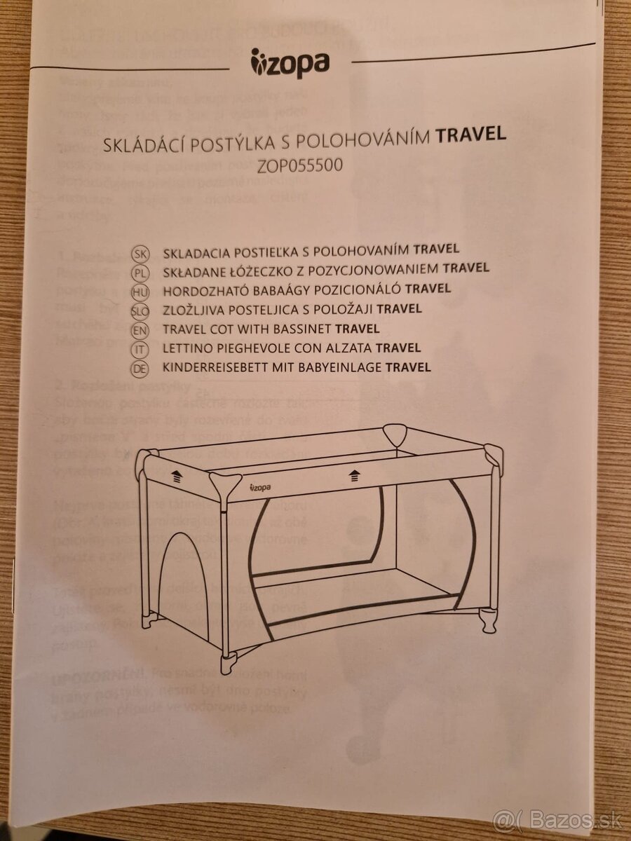 detska postieľka ZOPA