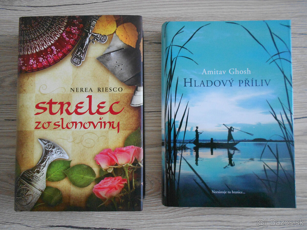 Knihy Nerea Riesco a Amitav Ghosh