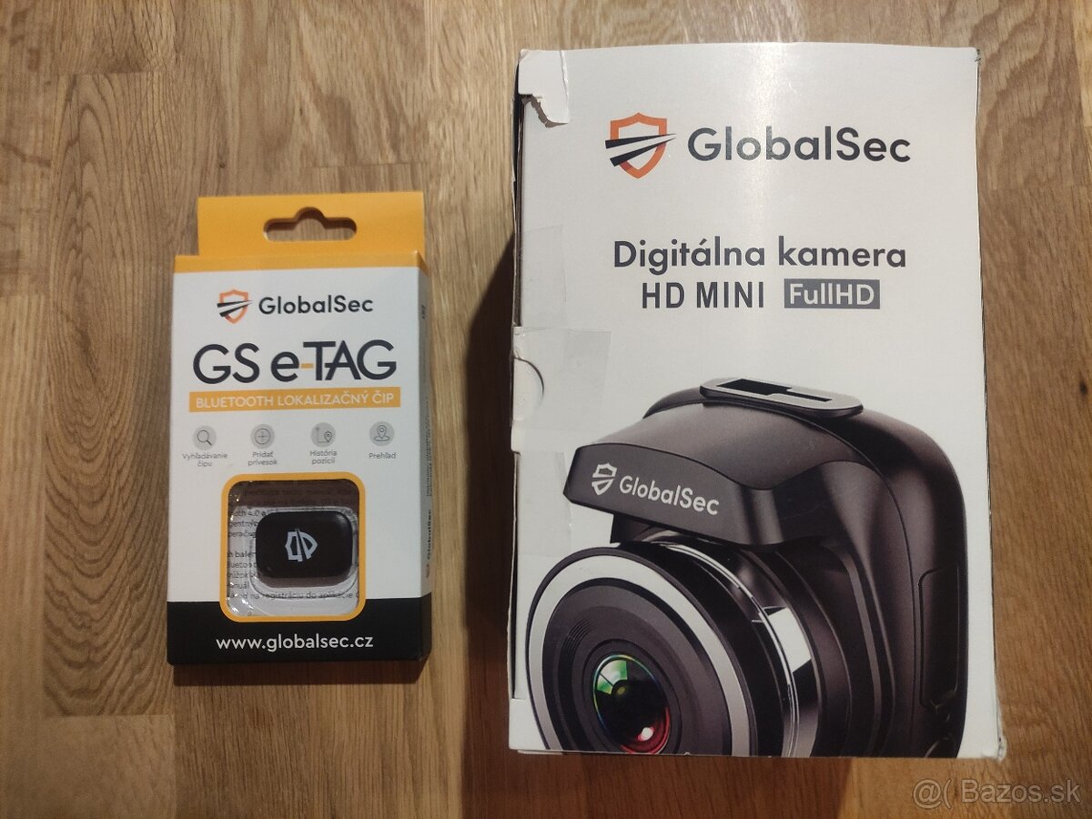 Autokamera GlobalSec Full HD mini a GS e-tag