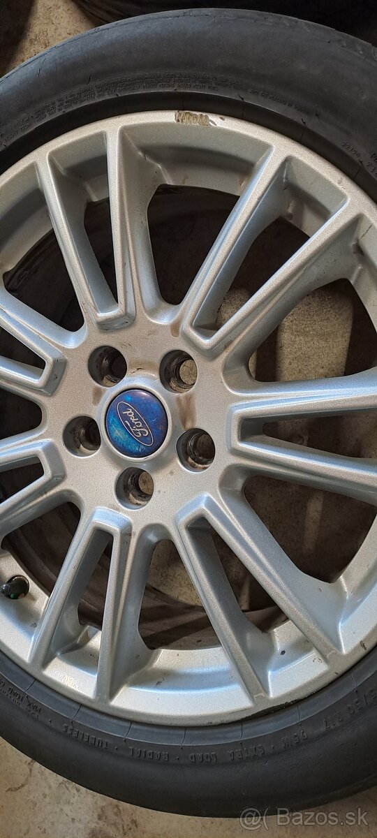 Predám originál alu set Ford 17"-5x108+215/50r17