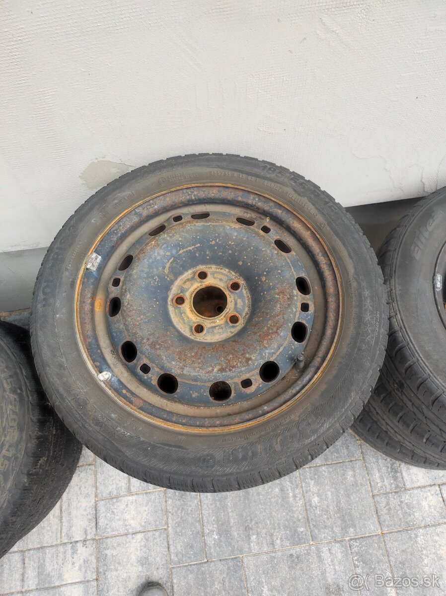 Predám plechové disky 5x100 r15